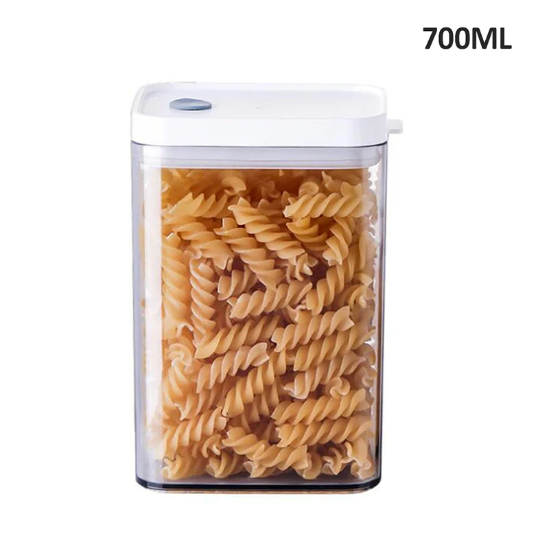 

Kitchen Food Storage Box Kitchen Grain Jars Moisture-proof Sealed Cans with Cover Spice Jars Snack Candy Storage Tanks Tea Box