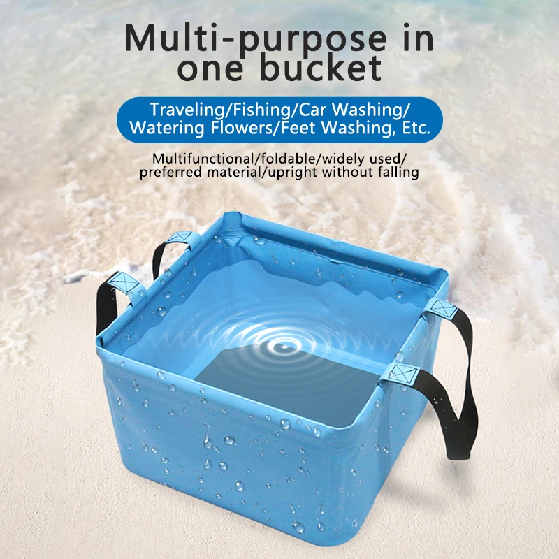 

Foldable multi-purpose washing bucket Portable washbasin/wash basin/ice bucket, suitable for camping, trailing, camping tablewar