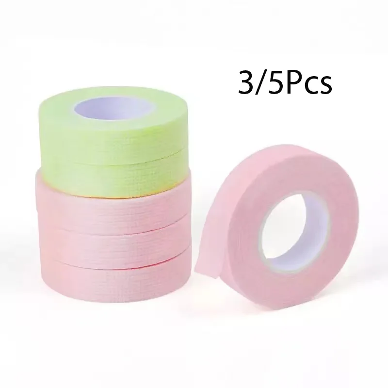 

3/5Pcs Eyelash Extension Non-Shedding Patch Pink Tape Under The Eye Pad Is Used For Grafting Eyelash Patch Makeup Tool Paper