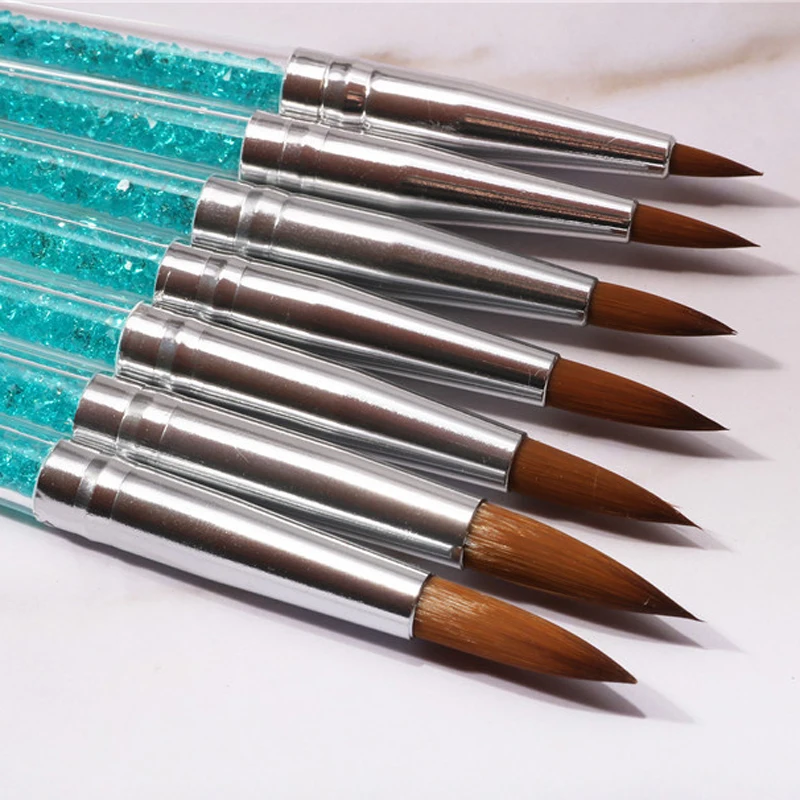 6 шт./компл. набор кистей для маникюра кисть Гель лак дизайна ногтей кисти