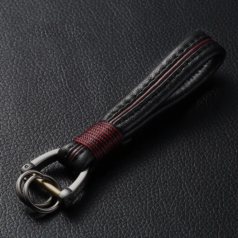Black with box Высококачественный автомобильный брелок Брелоки для ключей связка для ключей металлическая цепочка для Audi BMV Chevrolet Ford Хонда Хендай Lexus LADA Opel volvo - Название цвета: Black with box