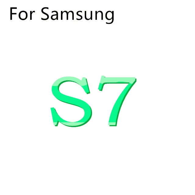 For S7 Жидкостный Мягкий силиконовый чехол для телефона для Samsung Galaxy S8 S9 S10 плюс S7 край J4 J6 J8 A6 A7 A8 A9 J3 J5 J7 A3 A5 A7 - Цвет: For S7
