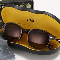 johnny depp johnny depp mens and womens clip on polarized sunglasses brand retro style acetate top quality frame c11