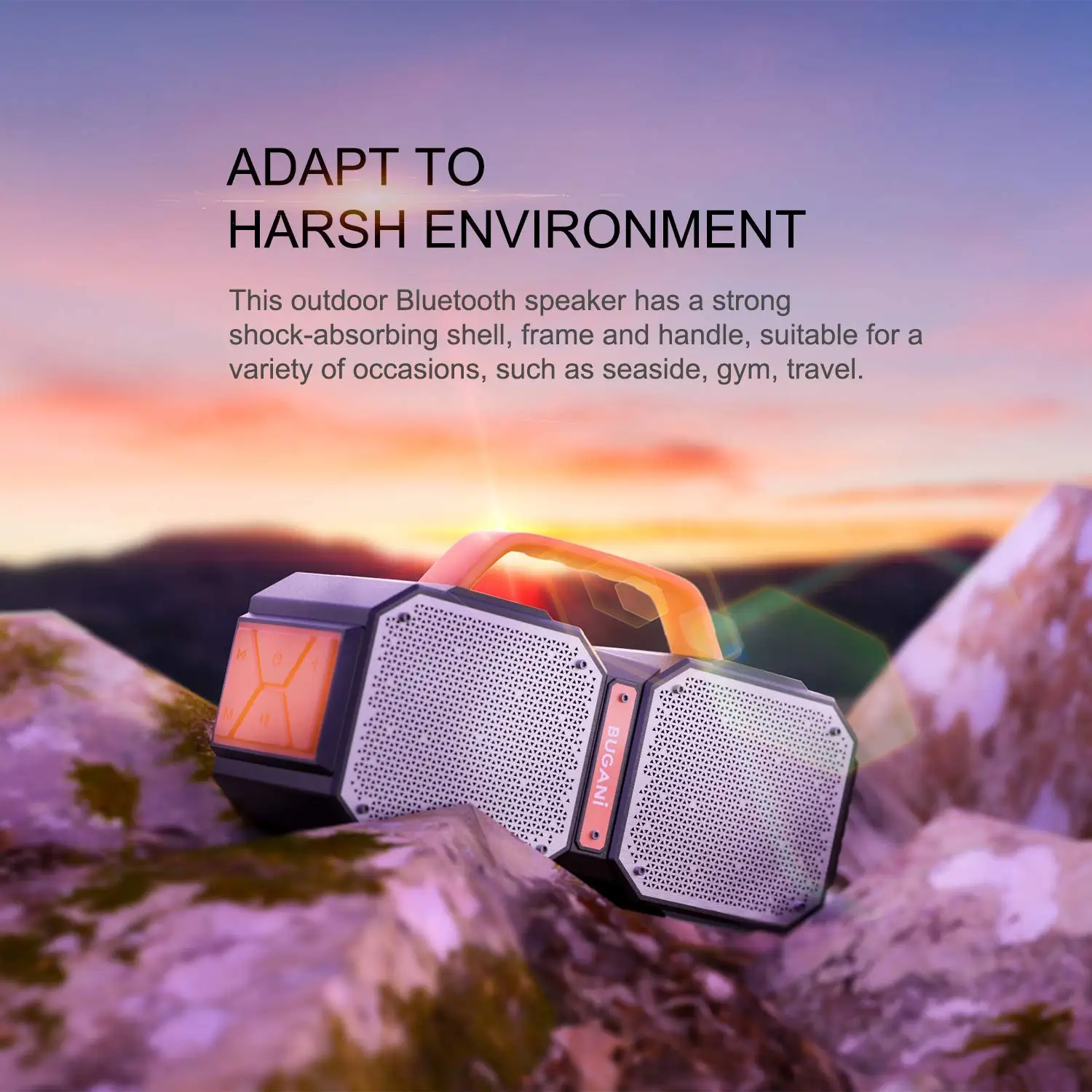 Динамик Bluetooth Super Bass водонепроницаемый уличный беспроводной сабвуфер стерео tws