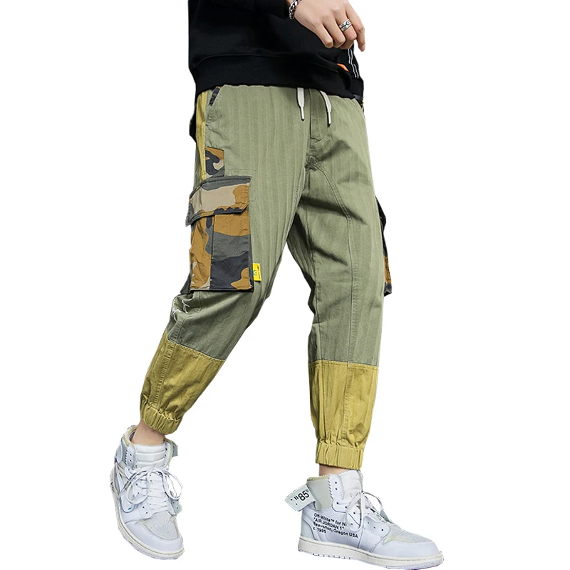 2020 мужские брюки карго свободные штаны в стиле хип хоп уличная одежда для бега с