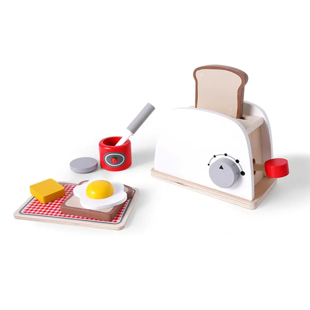 

Children's Wooden Toy Simulation Kitchen Utensils Model Boys And Girls Kitchen Play House Educational Parent-child Toy