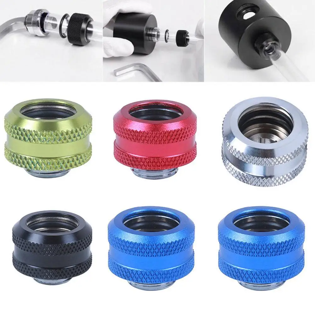 

1Pc G1/4 Hard Tube Connector Thread Rigid Tube 14mm Cooling For PC Connetor Water Hard Extender Fitting Accessories System Y1H2