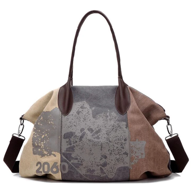 

Лидер продаж, Европейская и американская модная трендовая холщовая женская сумка с принтом, Удобная дорожная сумка большой вместимости, сумка через плечо для покупок