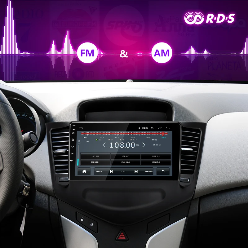 Jansite 4G RDS 9 &quotАвтомагнитола для Chevrolet Cruze 2009-2014 Android 36EQ 2G + 32G сенсорный экран