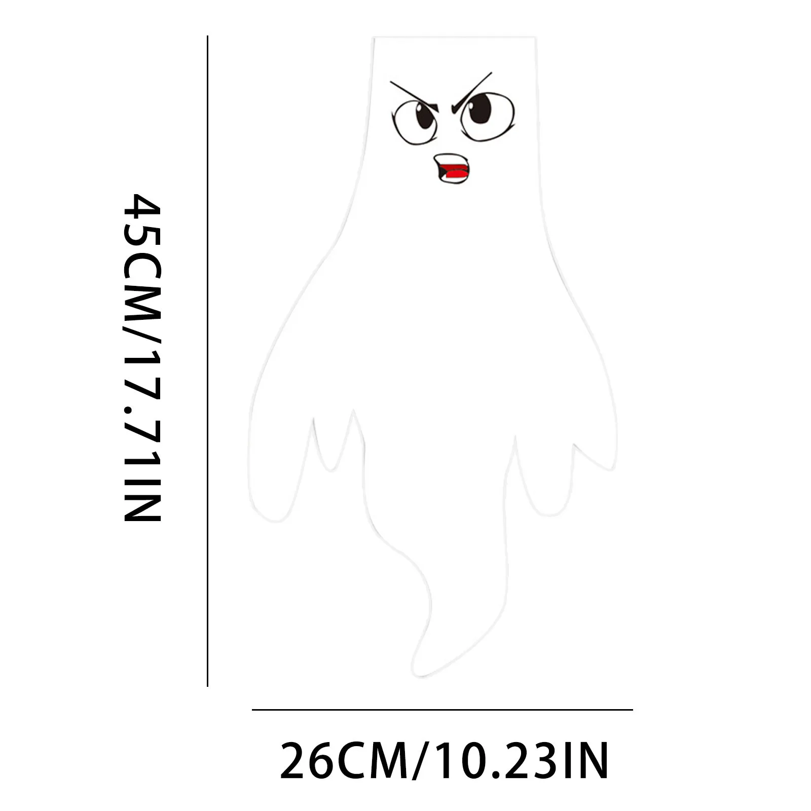 

Halloween Wind Bag Expression Windpipe Flag Courtyard Decoration Ghost Flag Room Decor Home Decor Accessories