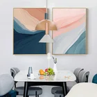 Абстрактный моды Цвет блок холст картины художественные плакаты и принты Nordic Стиль настенные картины для гостиной, художественное украшение для дома