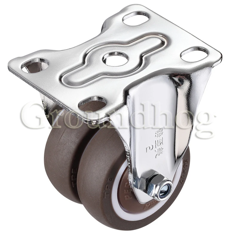 4 шт./компл. сверхмощные бесшумные Поворотные Колесики 1 5/2 дюйма двухрядные