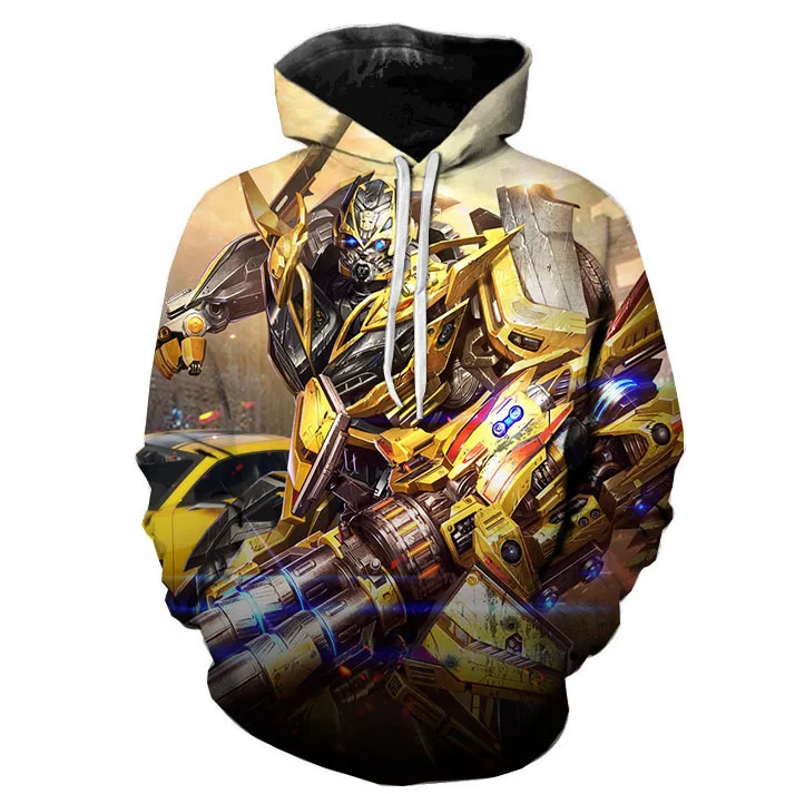 Новинка креативные деньги 3D цифровая печать HoodieCustomized взрывные деньги Трансформеры Толстовка