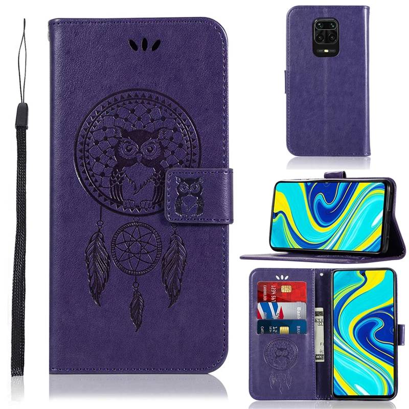 for xiaomi redmi note 9s case owl flip leather wallet case for redmi note 8 9 pro max 6 7a 8 8a phone bag case for redmi note 9s free global shipping