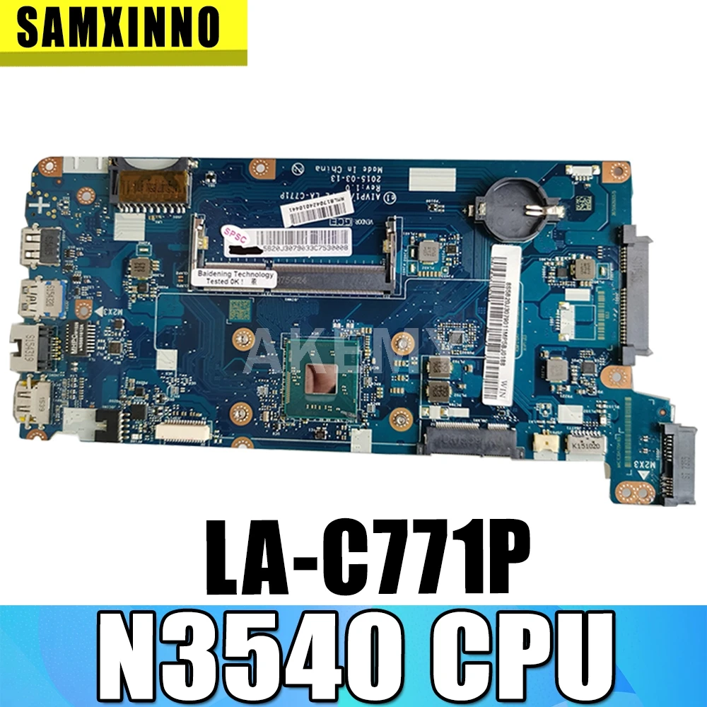 

Для For Lenovo B50-10 100-15IBY материнская плата для ноутбука AIVP1/AIVP2 LA-C771P материнская плата с N3540 CPU (для intel CPU) протестирована на 100%