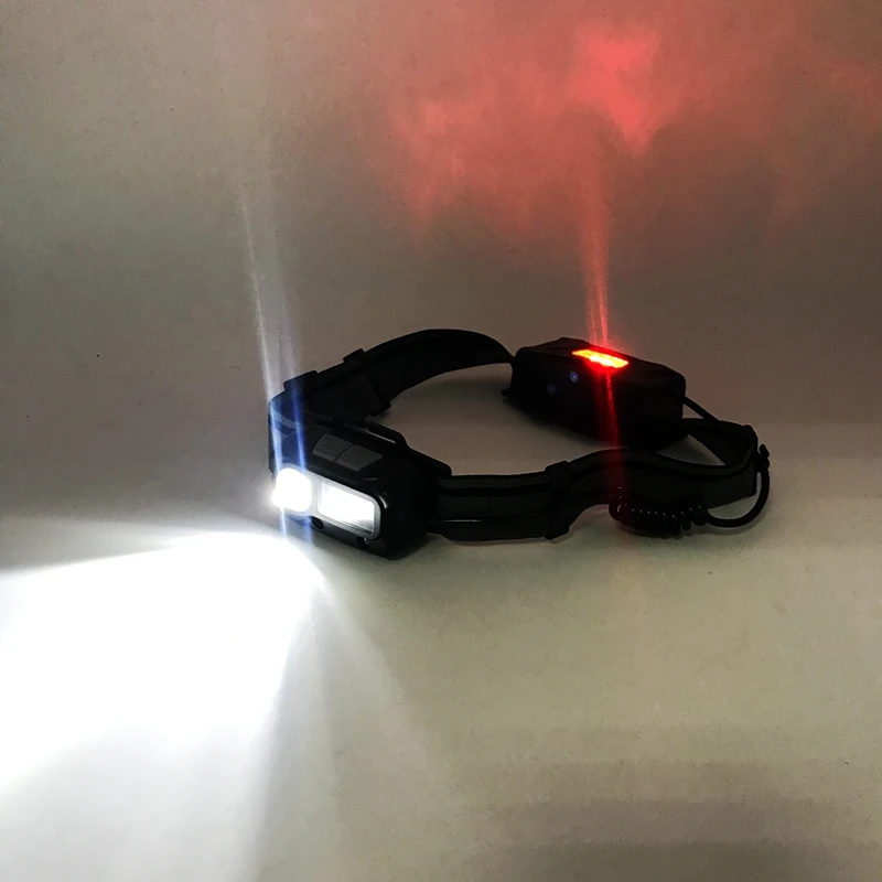 Супер яркий Головной фонарь MingRay с датчиком перезаряжаемый от USB монолитным