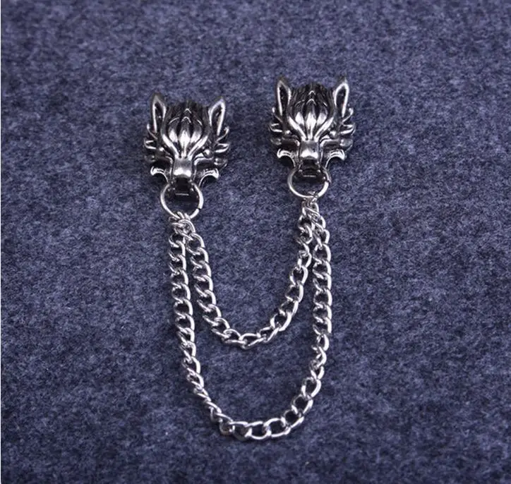 Брошь Мэри Кэй властная брошь с драконом на воротник рубашки кисточкой цепочка