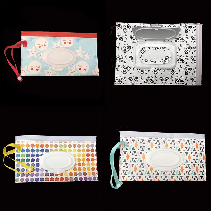 Легко переносить салфетки контейнер чистящие Чехол Коробка для детских салфеток