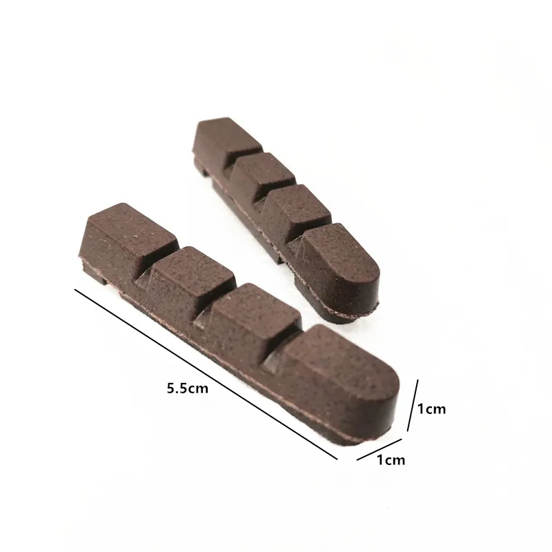 4 пары накладки для карбоновых тормозов велосипедные скользящие тормозные