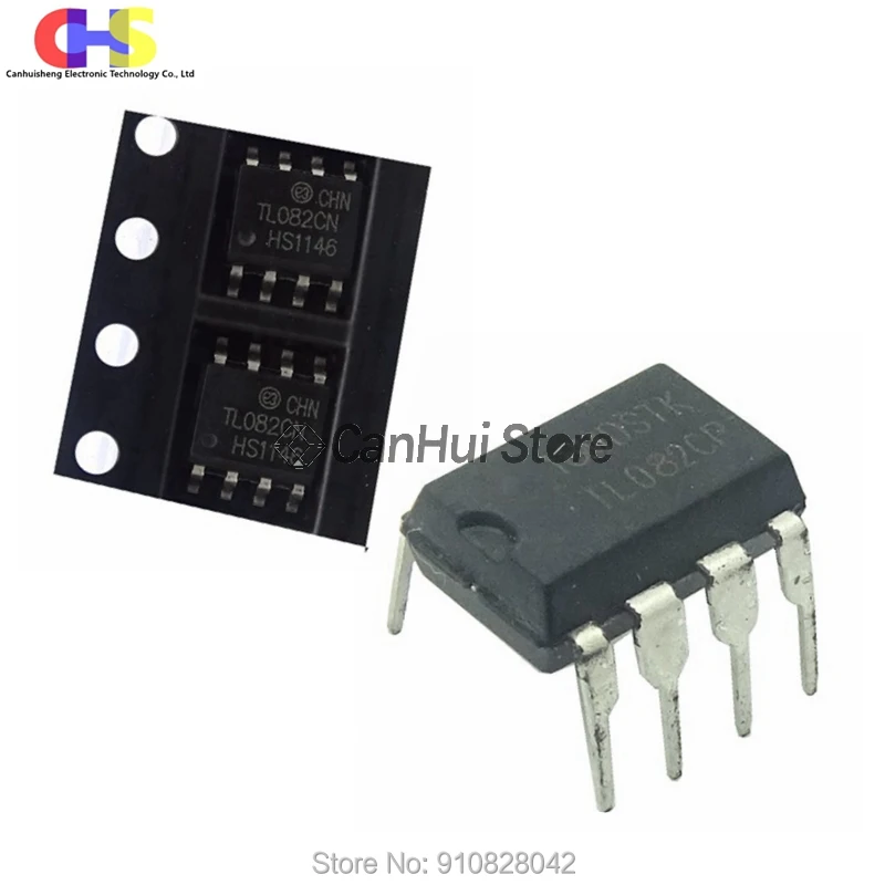 10 шт./лот TL082 TL082CDR лапками углублением SOP-8 TL082CP DIP-8 SMT TL082CDT новый оригинальный в