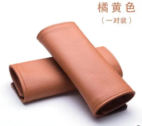 Защитный кожаный чехол для внутренней ручки двери автомобиля украшения