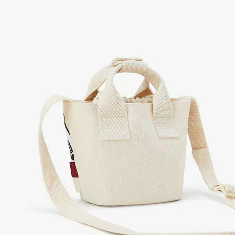 

Disney children's handbag new Mickey Mouse mini shoulder bag cartoon Cute Mickey Canvas Crossbody Shoulder Bag Printed Canvas Ba