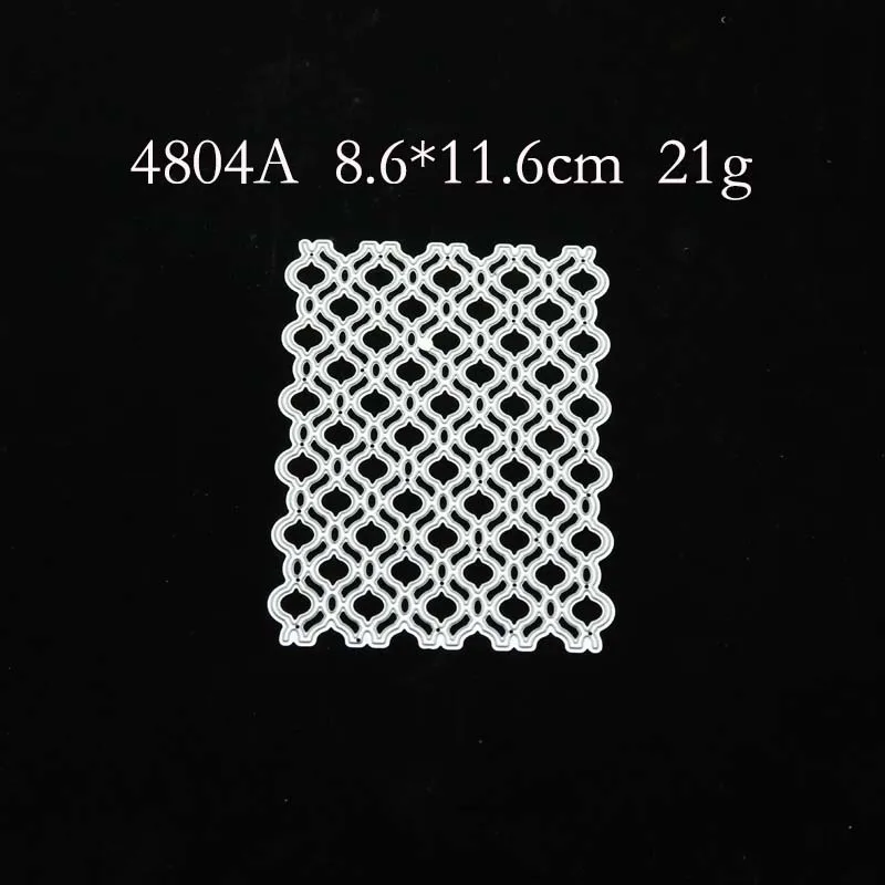 

2021 Cross Grid Frame Background Metal Cutting Dies Shape Scrapbooking Craft Die Cut Stencil Card Make Mould Sheet Decoration