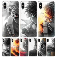 my hero academia anime silicon call phone case for apple iphone 11 13 pro max 12 mini 7 plus 6 x xr xs 8 6s se 5s cover coque
