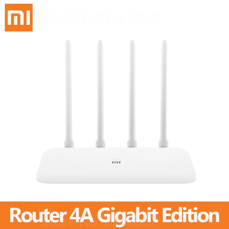 

Xiaomi Router 4A Gigabit Edition 100M 1000M 2.4GHz 5GHz WiFi ROM 16MB DDR3 64MB 128MB 1167Mbps Support IPv6 Remote APP Control