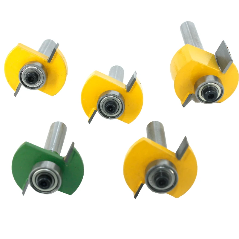 Фреза Т образной формы с подшипником 8 мм 5 шт.|Фреза| |