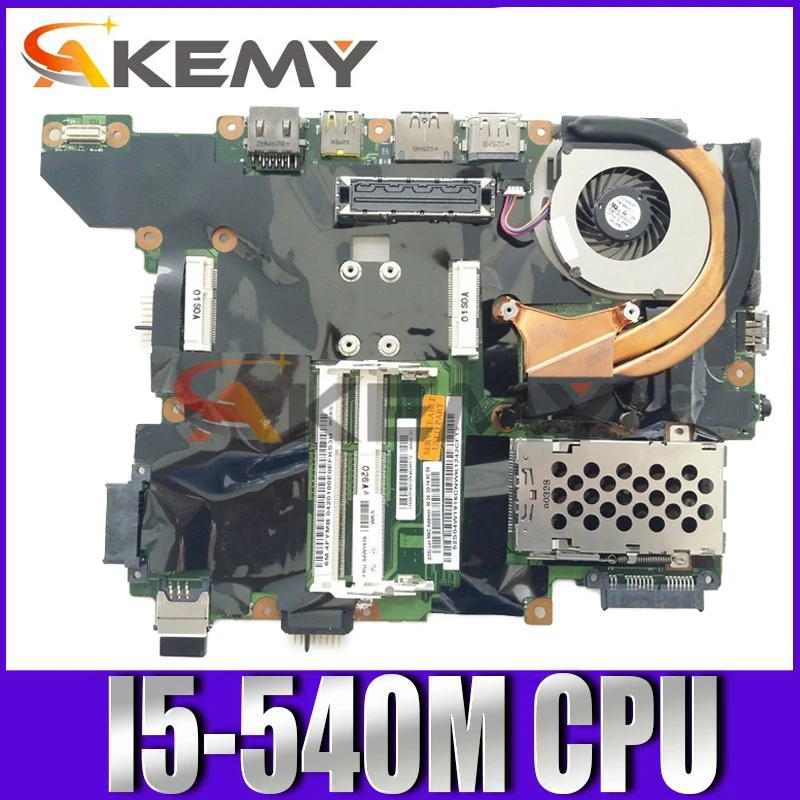 

Akemy For Lenovo ThinkPad T410I T410S T410SI Laptop motherboard I5-540M CPU NVS 3100M DDR3 04W1905