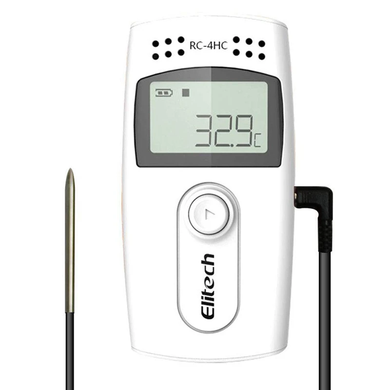 

NEW-Elitech RC-4HC USB Temperature and Humidity Data Logger 16000 Points Record Capacity