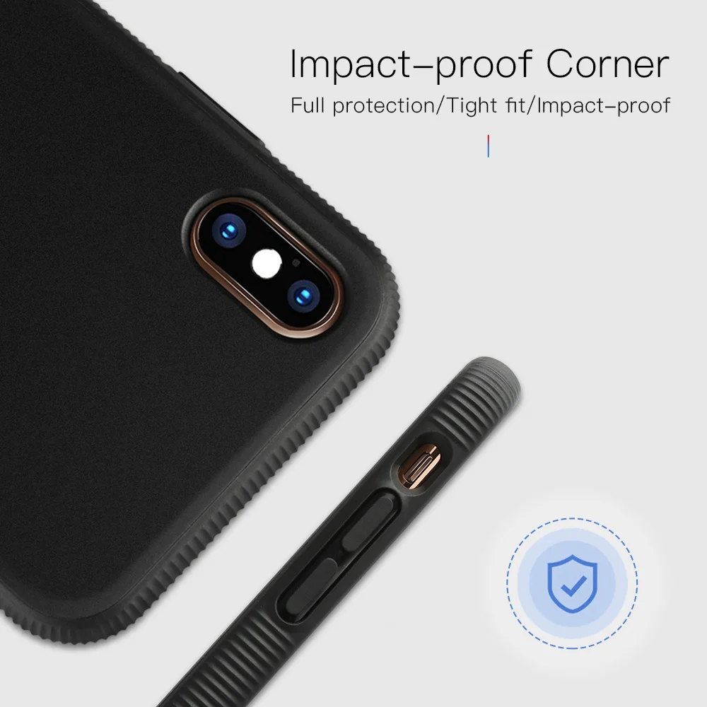 100% Оригинальный противоударный чехол GGMM для телефона iphone x xs твердый силиконовый
