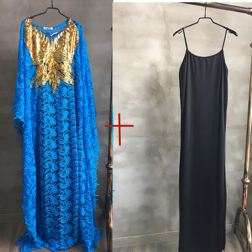 Африканские платья большого размера для женщин модная Водорастворимая