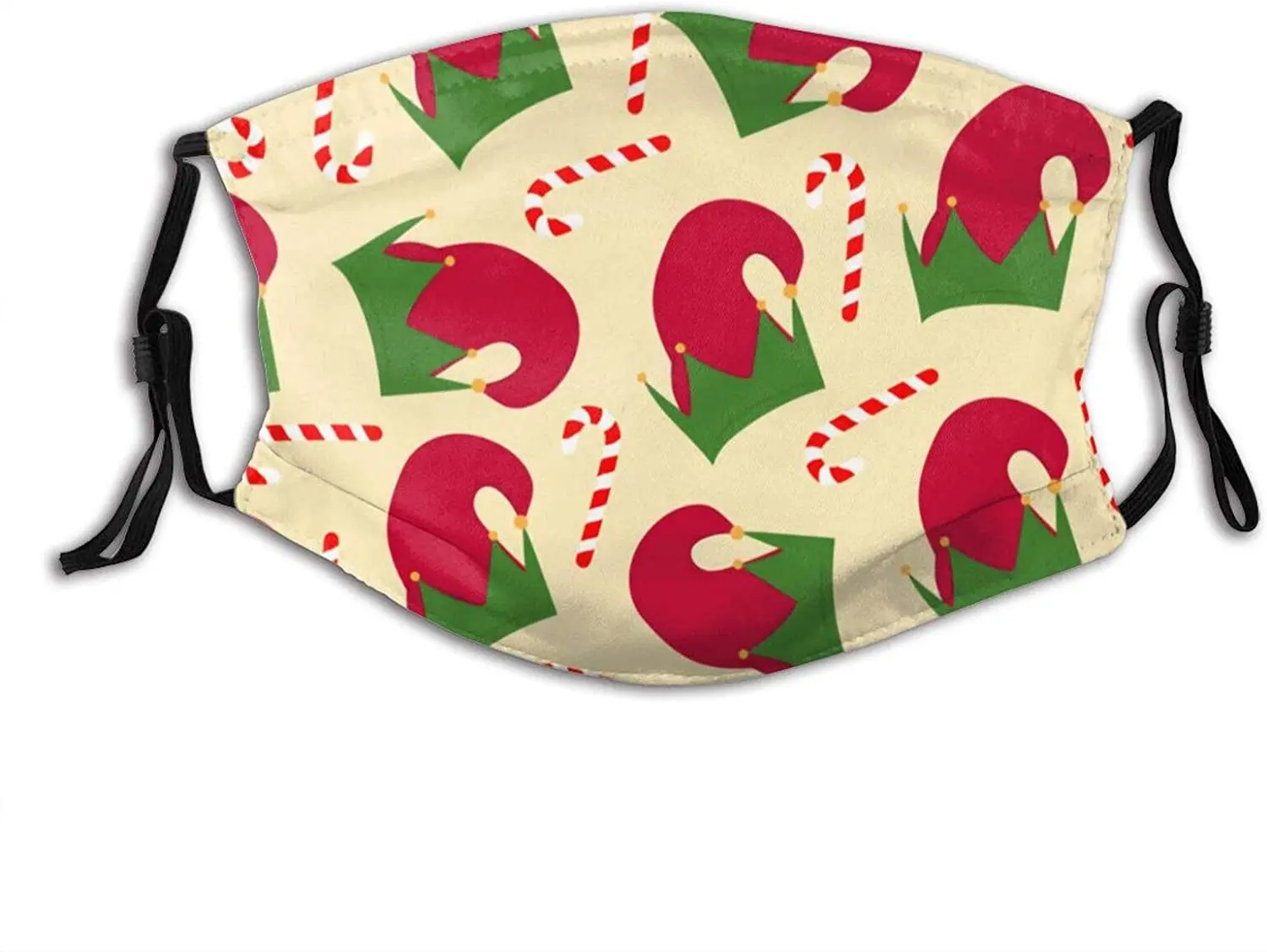 

Красная рождественская шапка, индивидуальная многоразовая маска для лица Pm2.5, защитная маска с фильтром для детей и взрослых, модная маска, ...