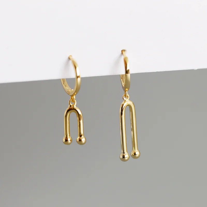 Серьги-подвески женские из серебра 925 пробы в стиле панк | Украшения и аксессуары