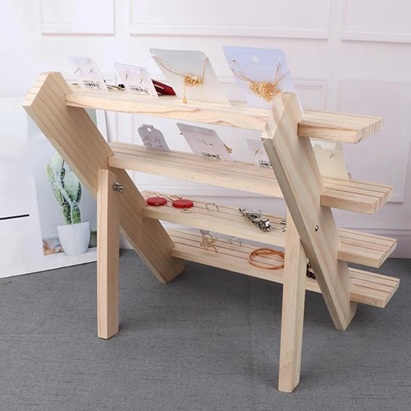 

Jewelry Display Tray, Pendant, Earrings, Ring Display Stand, Solid Wood Jewelry Display Stand
