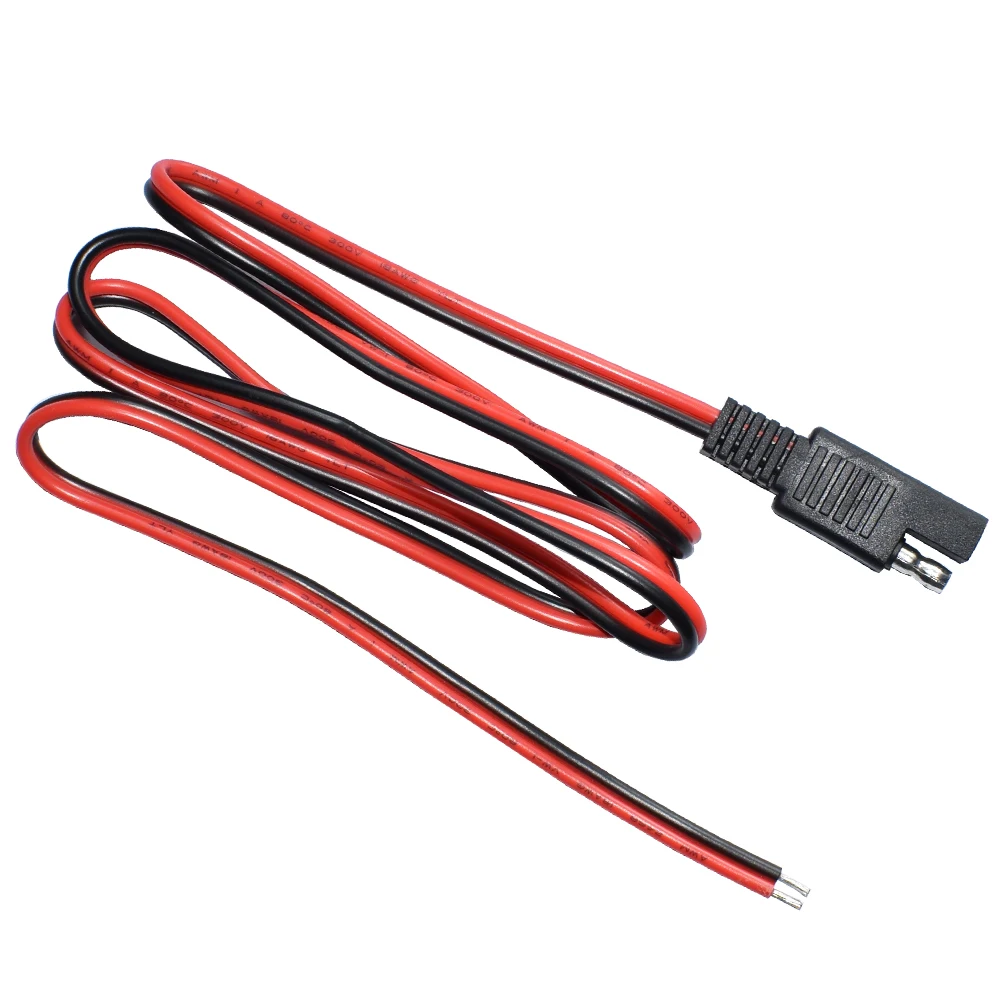 Автомобильный удлинитель вилка SAE 100 см Power 18AWG быстроразъемный штекер для