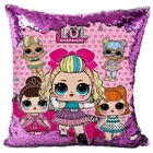 40 см новые аксессуары для кукол-сюрпризов Lol чехол для подушки два цвета с блестками мультяшный чехол для подушки Чехол для анимационной куклы сюрприз наволочка для подушки