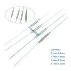 4 шт.компл. из нержавеющей стали, СтальТитан двойной Hended слезная проход зонд ветеринарный офтальмологический промывки инструмент прибор для улучшения кожи вокруг глаз