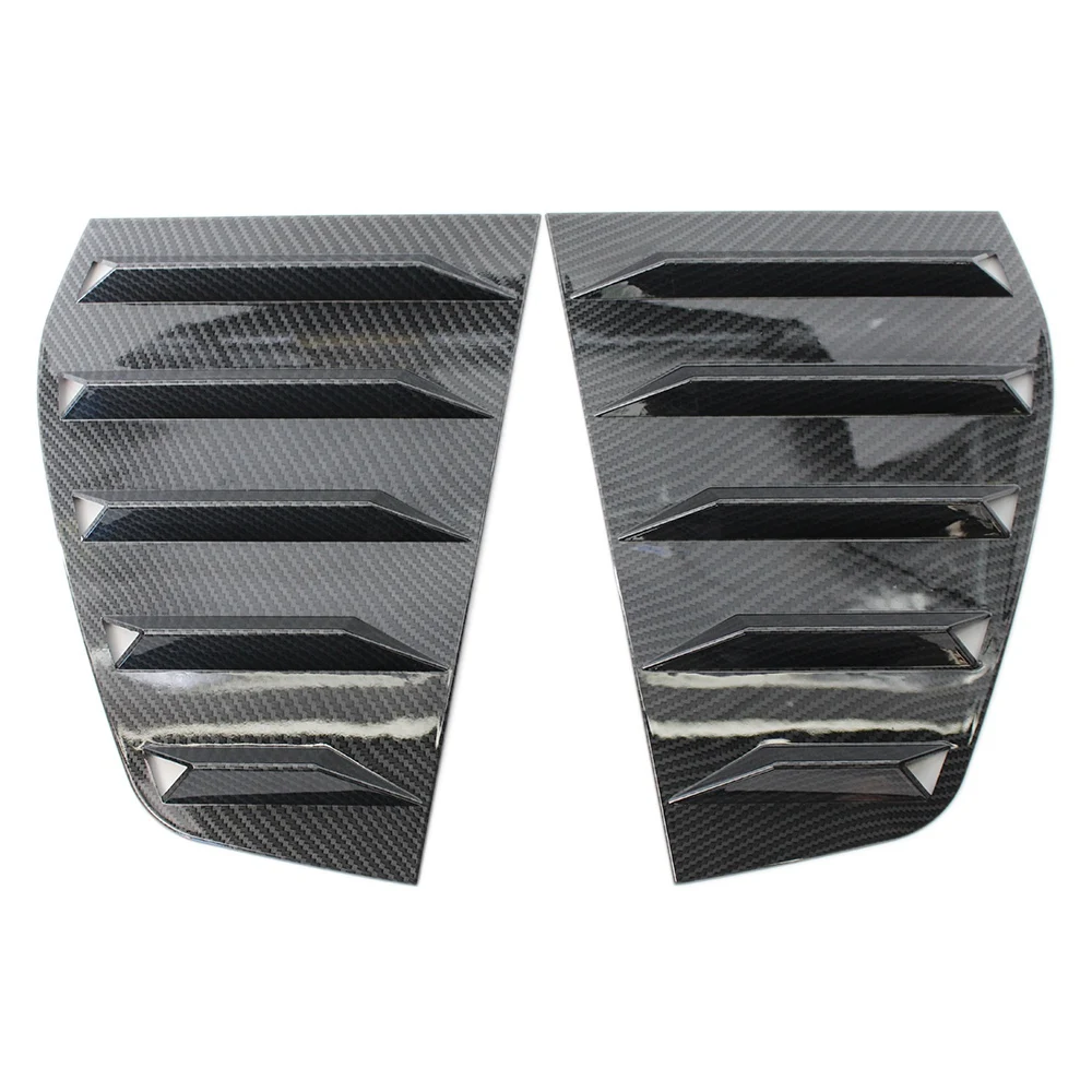 

Carbon Look Window Louver Rear Side Vent Cover for GOLF 6 MK6 R 2010-2014