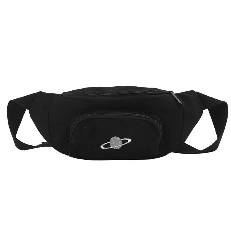 

Canvas Women Waist Bags Unisex Chest Bag trendy Belt Bag Casual Travel Female Shoulder Bags Fashion Fanny Pack Women Belly Purse