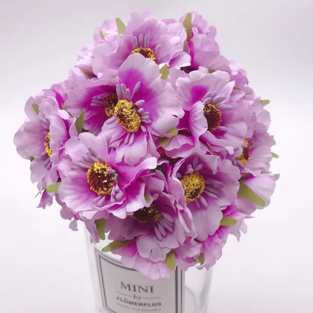 Искусственный Маковый букет вишни 6 шт. 3 5 см|Искусственные и сухие цветы| |