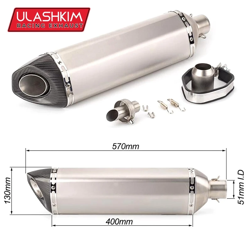 Универсальная Модифицированная выхлопная труба мотоцикла глушитель ession Db killer
