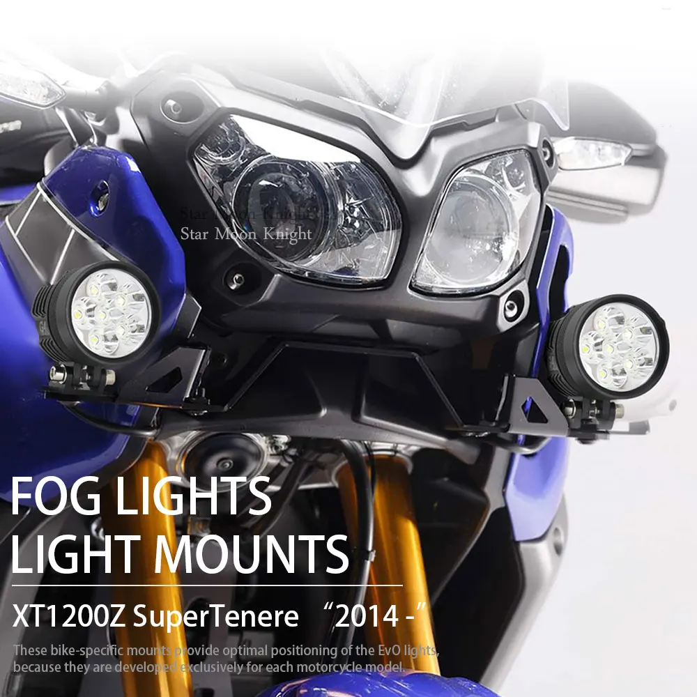 

Для Yamaha XT 1200 Z XT1200Z XTZ 1200 2014-противотуманные фары вспомогательный кронштейн для точечных светильников крепление для ламп прожектор кронштейн...
