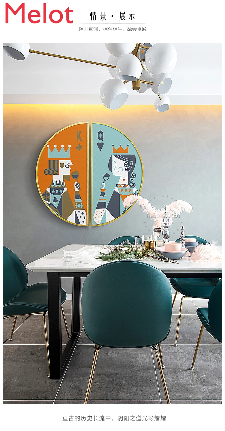 

Nordic Decorative Painting Corridor Modern Simple Living Room Painting Bedroom Wall Painting Restaurant Paintings room decor