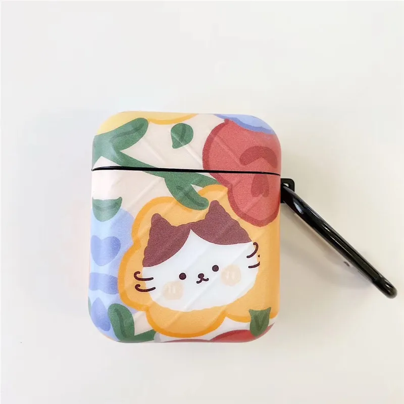 

For Airpods Case,3D Cartoon Drawing Cat Case For Airpods 1/2 Case Protective Earphone Headphone Cover For Airpods Pro Case