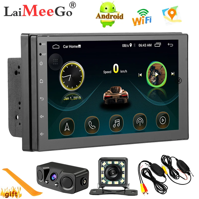 2 din автомобильное радио 7 &quotАвторадио Android автомобильный мультимедийный GPS Bluetooth