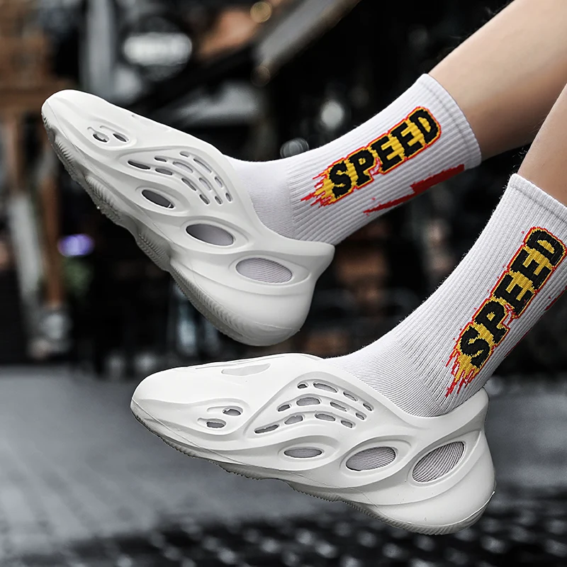 

New Fashion Men's Sandals Casual Shoes Camouflage Coconut Ripped Shoes Parent-child Roman Beach Shoes Casual Sandals for Couples