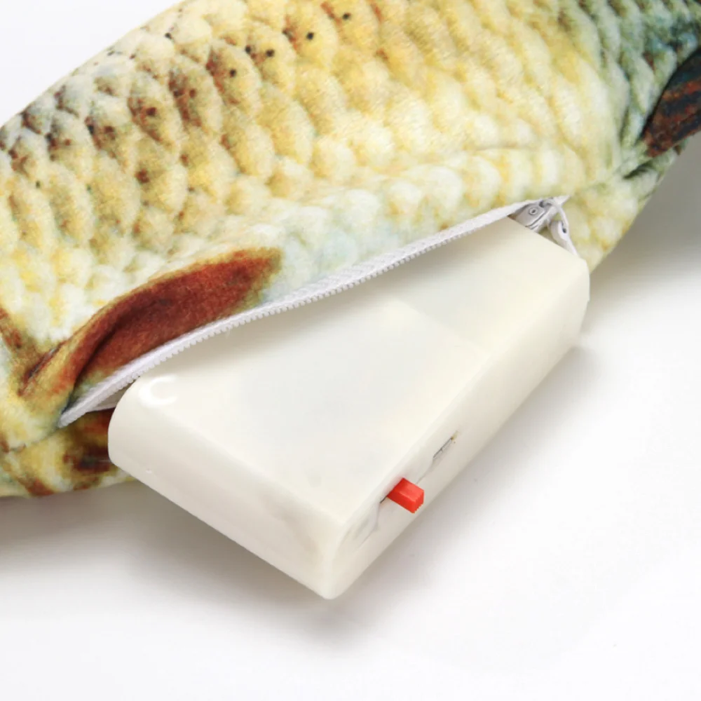 

Pet Soft Plush 3D Fish Shape Cat Toy Interactive Gifts Fish Catnip Toys Stuffed Pillow Doll Simulation Fish Toy Supplies